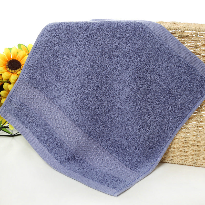 12-color Square Scarf Pure Cotton Plain Small Towel Square