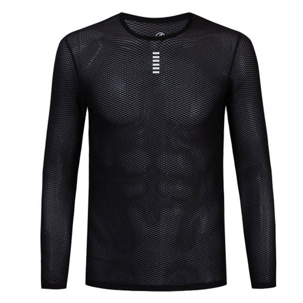Men's Cycling Wear Solid Color Breathable Short Sleeves