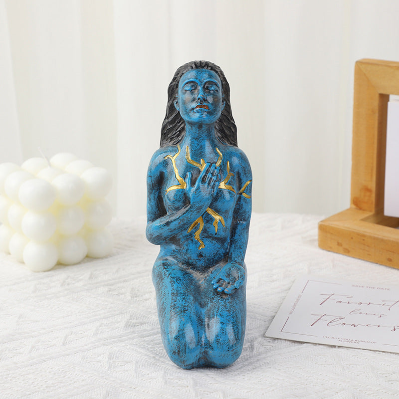 Healing Series Home Ornament Goddess Resin Decorations