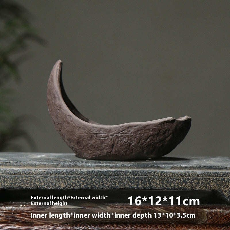 Purple Clay Flower Pot Southern Barbarian Alien Creativity