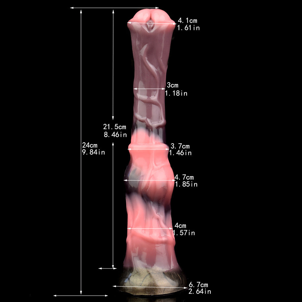 No Testes Light Stick Simulation Horse Cock Toy