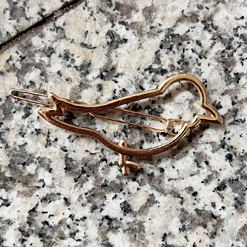 Cupid Heart-shaped Five-pointed Alloy Hair Accessories