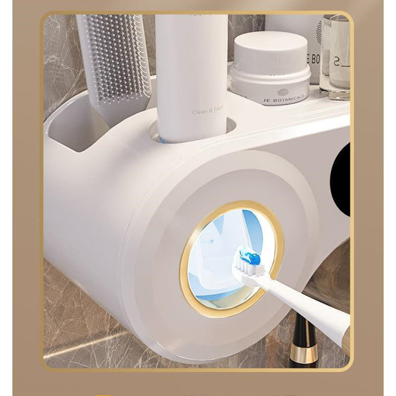 Home Bathroom Non-perforated Wall-mounted Storage Rack