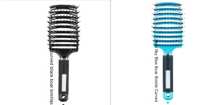 Big Curved Comb Bristle Massage Comb Eight Claws