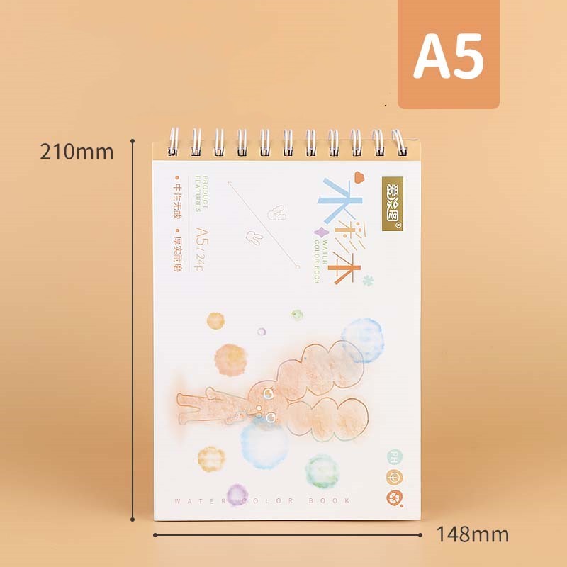 180g Watercolor Notebook A3 A4 A5 Handmade Sketch Book