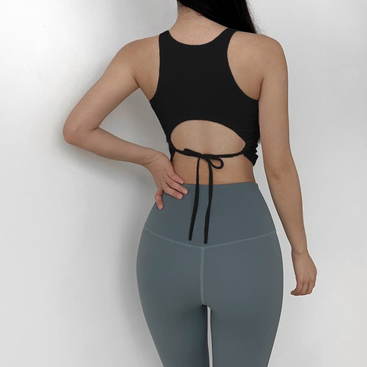 Running Strap Yoga Beauty Back Workout Vest Bra
