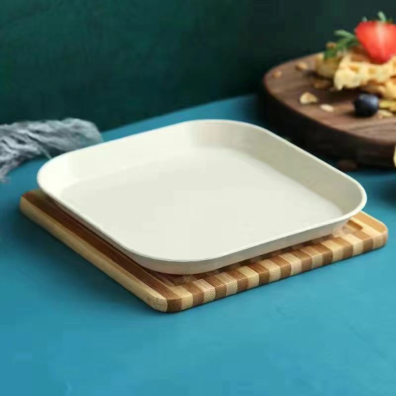 Household Wheat Straw With Base Bone Dish