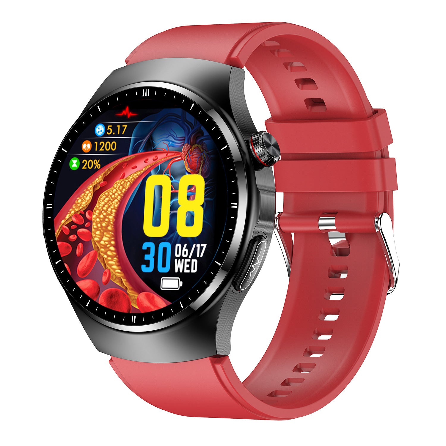 Smart Watch TK25 Bluetooth Calling Blood Glucose Uric Acid Blood Lipid - Advanced Health Monitoring