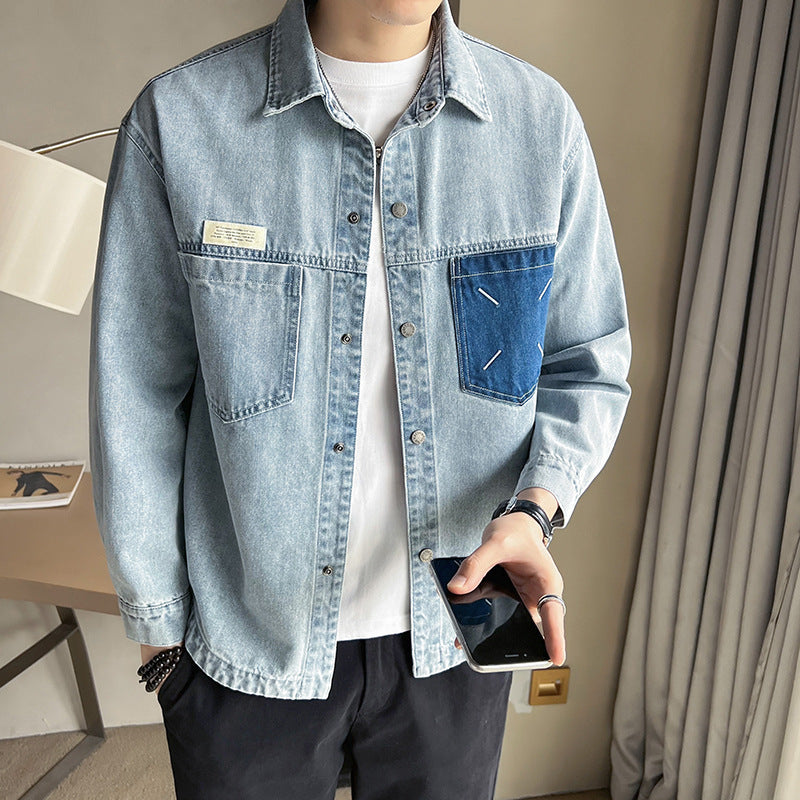 Fashion Brand Workwear Denim Shirt
