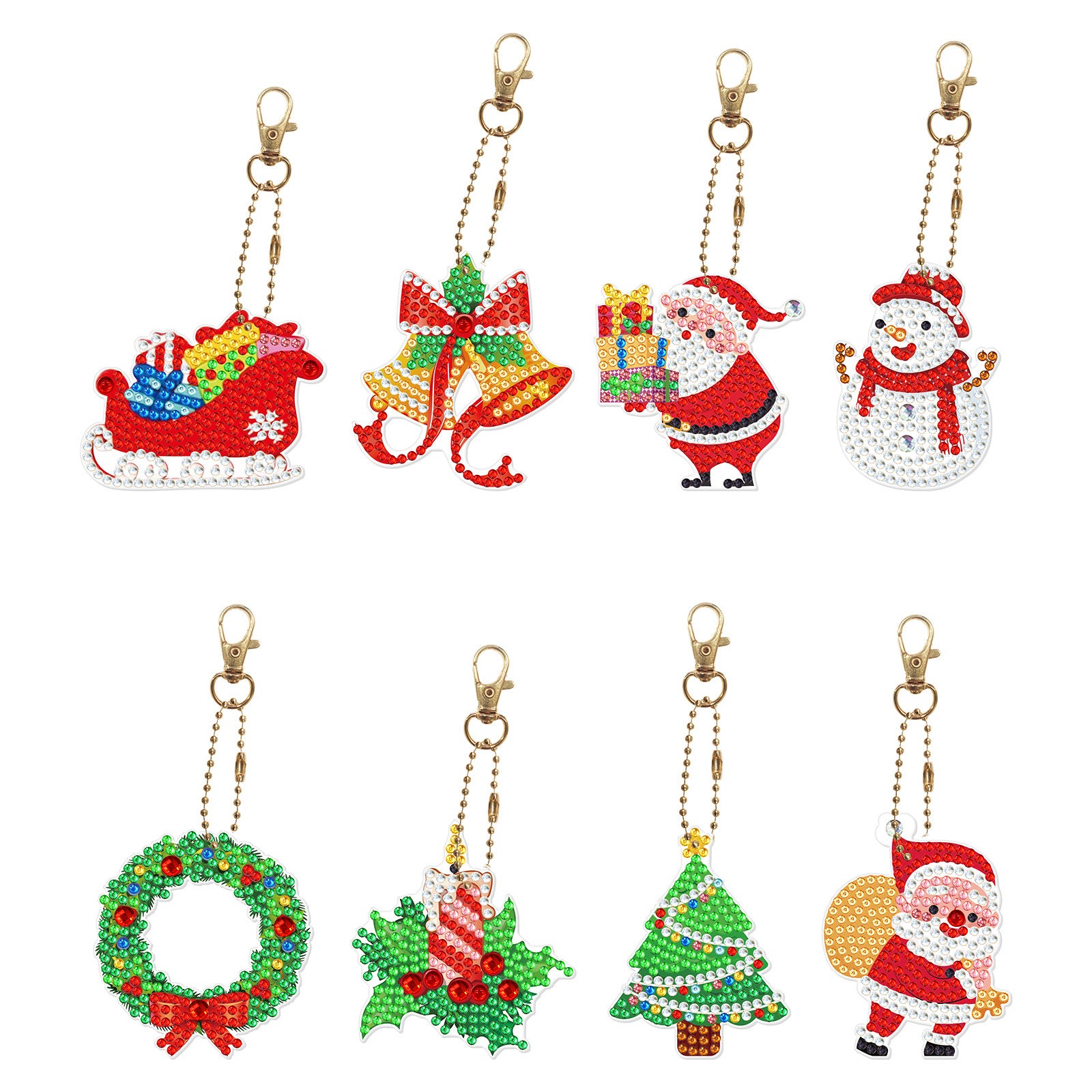 Diamond Painting Keychain Creative Children Cartoon Decorative Pendant