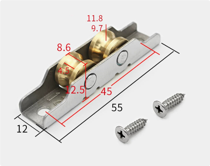 Old-fashioned Plastic Steel Screen Door