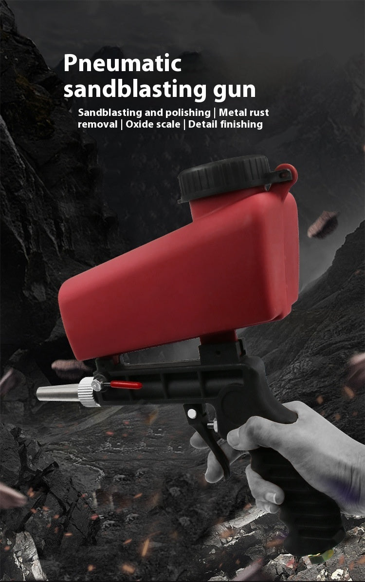 Portable Pneumatic Sand-blasting Gun Small Handheld