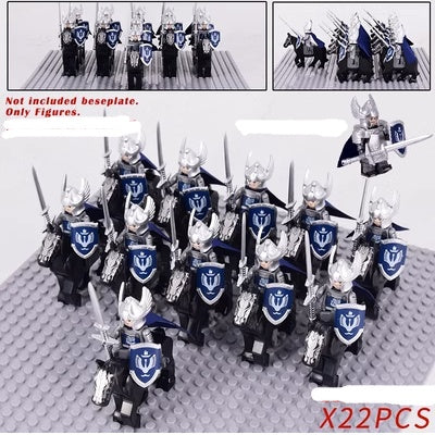 Soldiers Put Together Regimental Battle Blocks