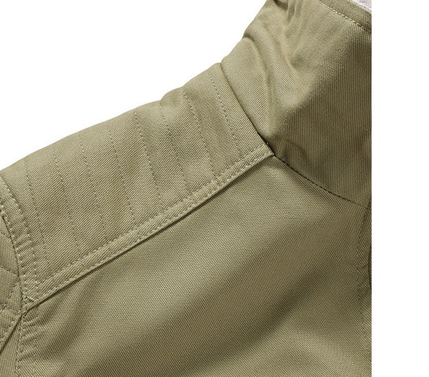 Jacket Coat Men's Fleece Heavy Coat Lamb Fleece