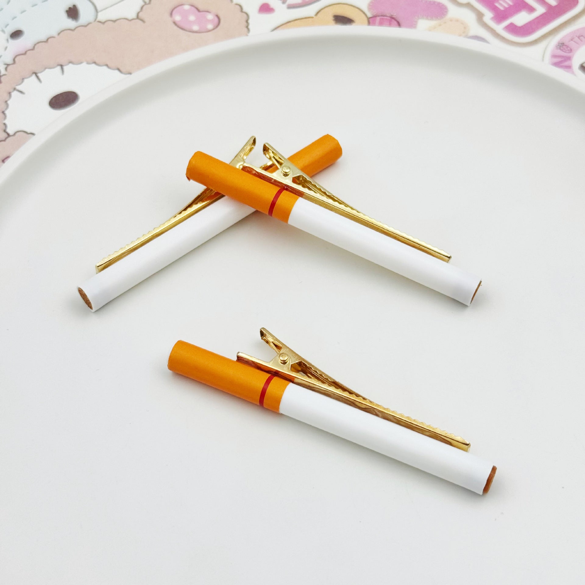 Funnny And Creative Cigarettes Barrettes Funny Personality