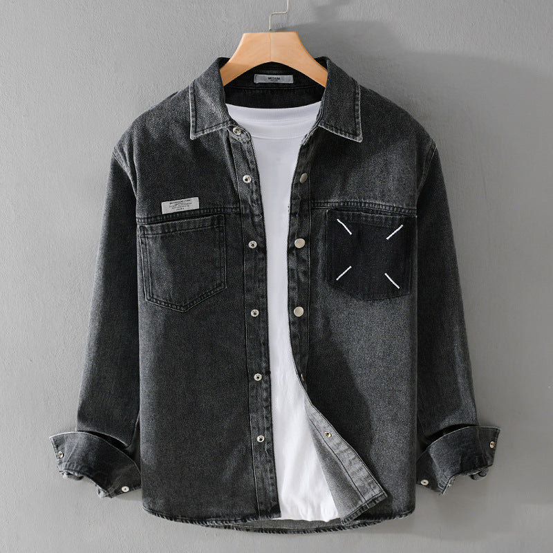 Fashion Brand Workwear Denim Shirt