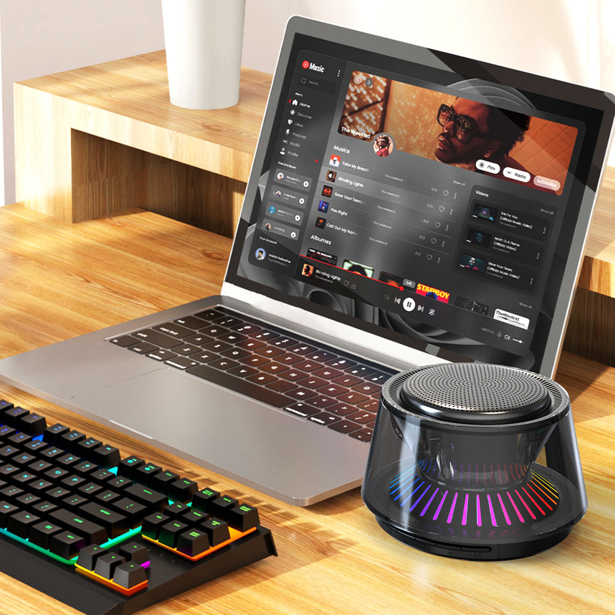 Wireless Bluetooth Speaker Colored Glaze