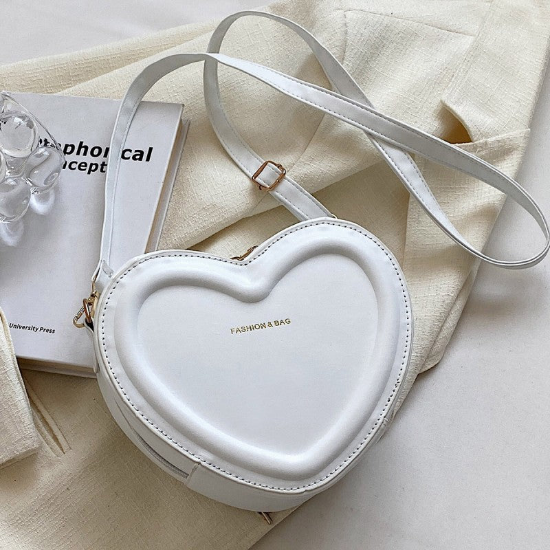 Fashion Heart Shaped Shoulder Messenger Bag