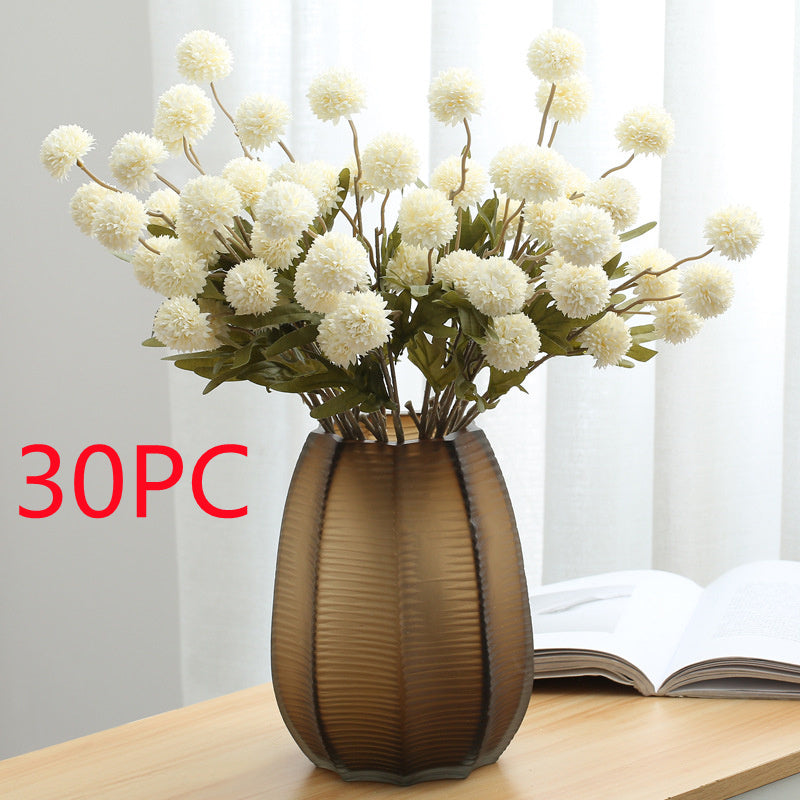 Simulated Flower Living Room Potted Flower Arrangement Ball Decoration