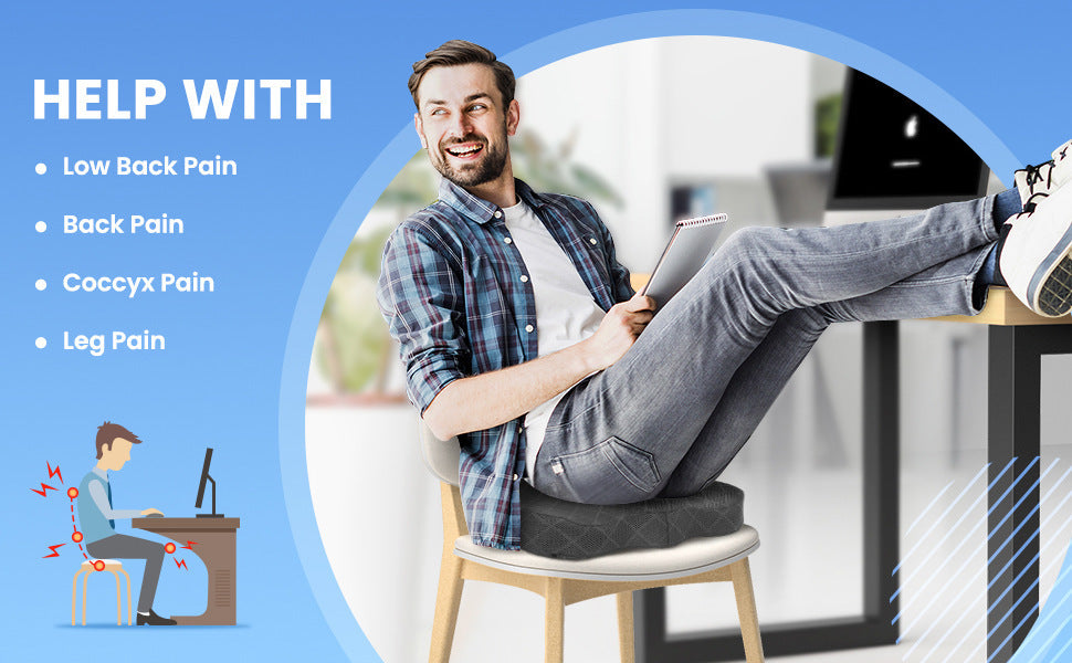 Gel Memory Foam Increased Hip Cushion