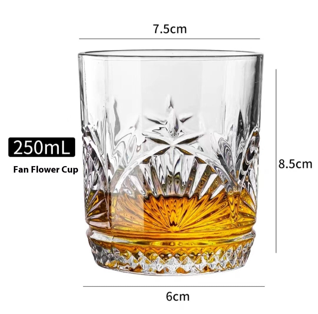 Whiskey Pure Drink Internet Celebrity Beer Brandy Glass Household High-end Classical Foreign Wine Bar Cup