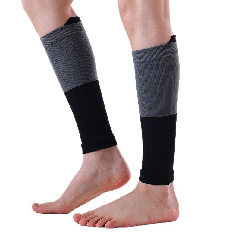 Marathon Cross-country Running Basketball Sports Color Matching Compression Calf Socks