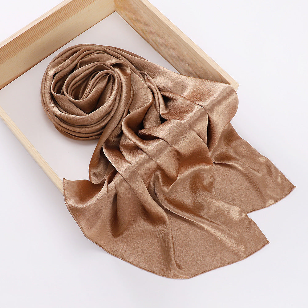 New Silk-like Silky Satin Scarf