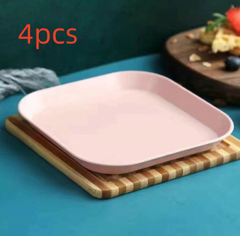 Household Wheat Straw With Base Bone Dish