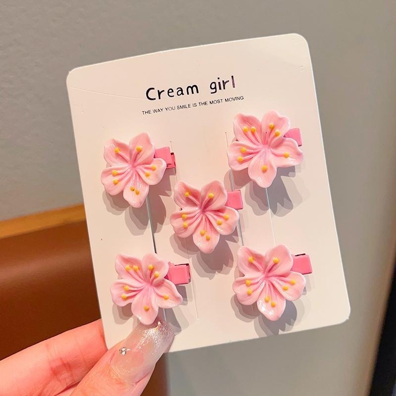 Egg Flower Barrettes Sweet Flowers Clip