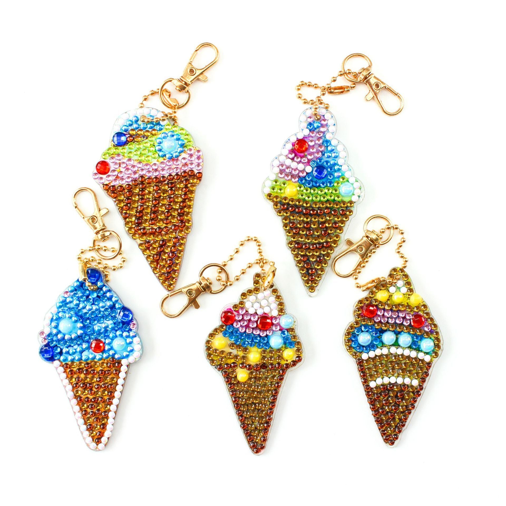 Diamond Painting Keychain Creative Children Cartoon Decorative Pendant
