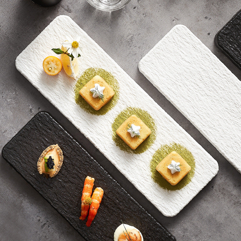 Creative Rock Pattern Home Sushi Plate