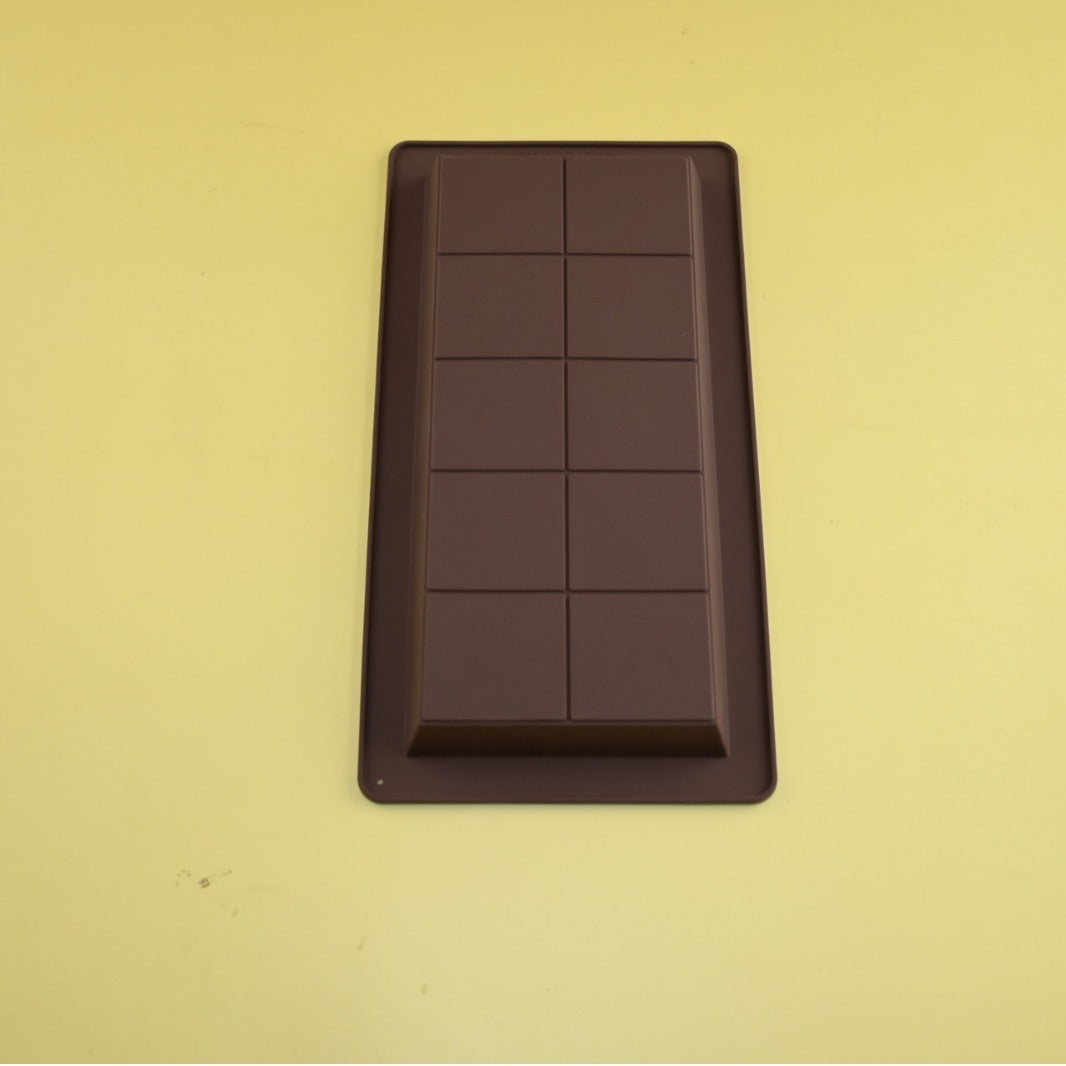 10-grid Large Chocolate Mold Edible Silicon Cake Mold