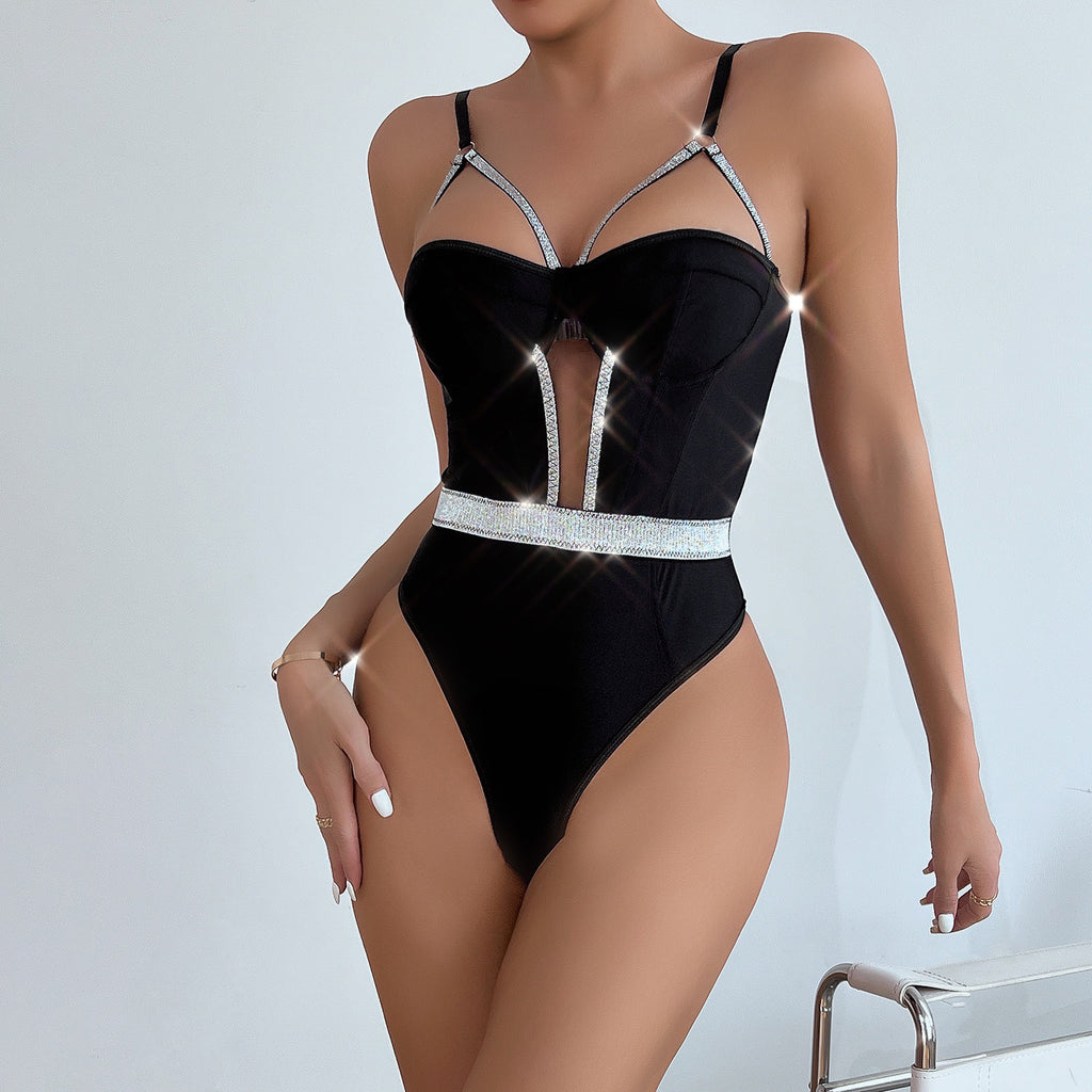 Slim-fit Push-up Chest-wrapped Jumpsuit