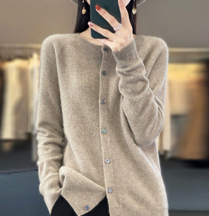 Autumn And Winter Bottoming Round Neck Long Sleeve Loose Top