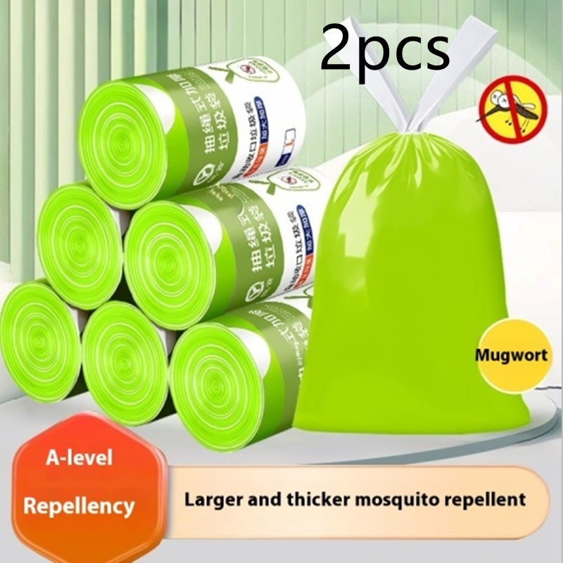 Argy Wormwood Mosquito Repellent Garbage Bag Household Portable Drawstring