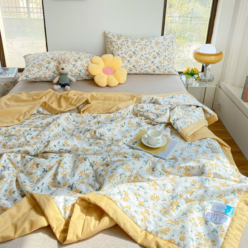 Class A Double-sided Cotton Printing Summer Blanket One-piece Pure