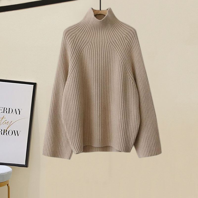 Cotton Vest Idle Style Knitted Sweater Wide Leg Pants Three-piece Set