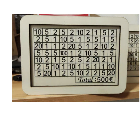 Home Quality Counter Wooden Piggy Bank