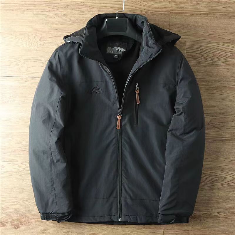 Men's Outdoor Fleece Jacket Detachable Anorak