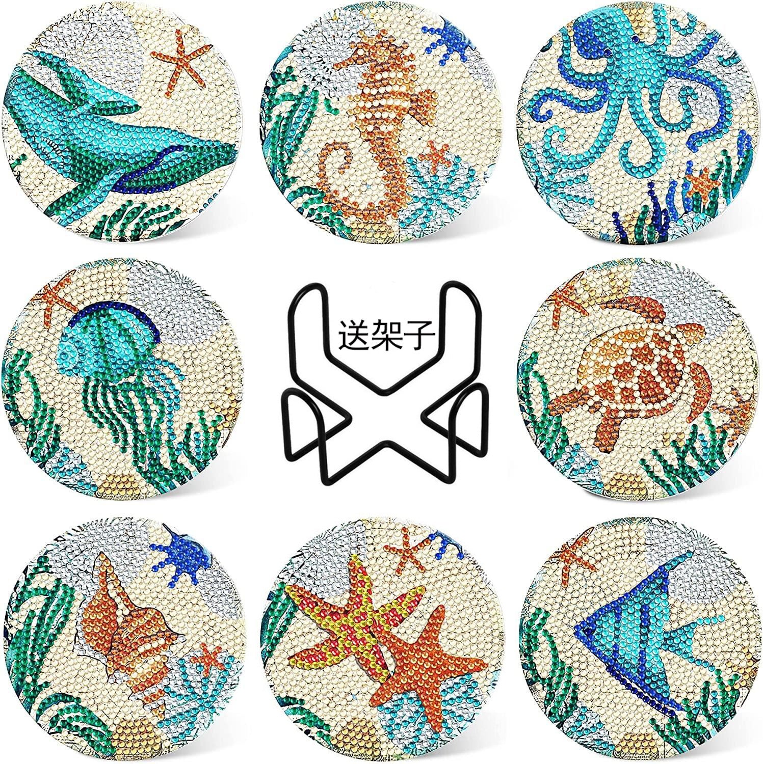 Diamond Painting Coaster Placemat Diy Full Diamond