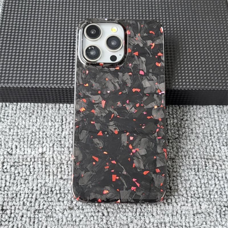 Forged Pattern Carbon Fiber Phone Shell