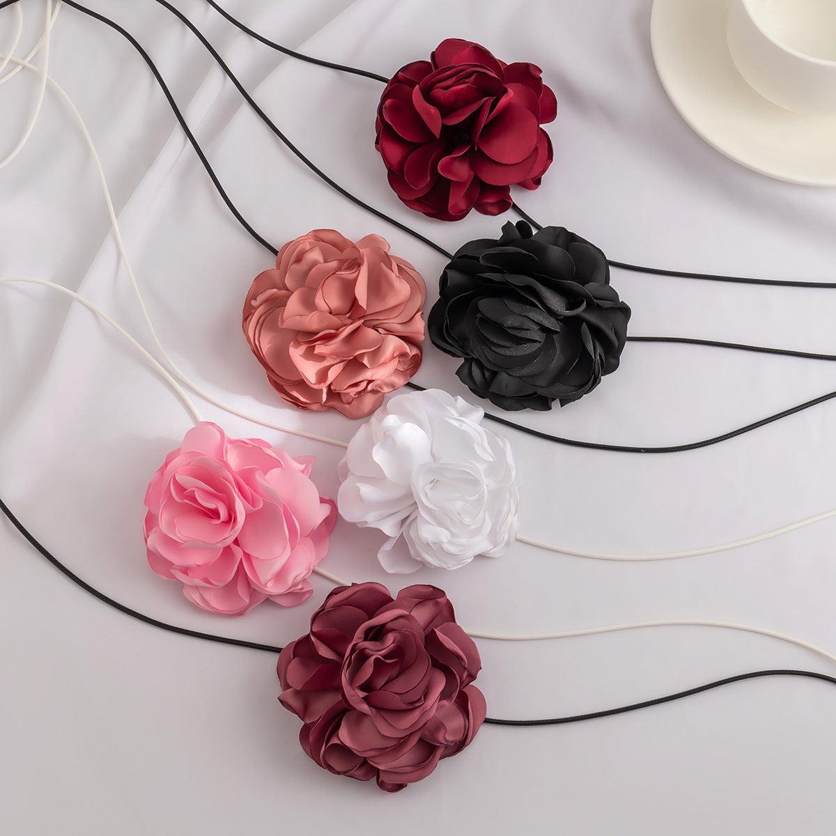 Creative Colorful Garden Flower Diy Neckchain