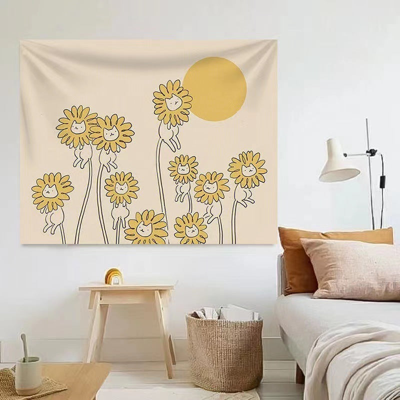 Retro Art Hanging Cloth Background Wall Decorative Tapestry