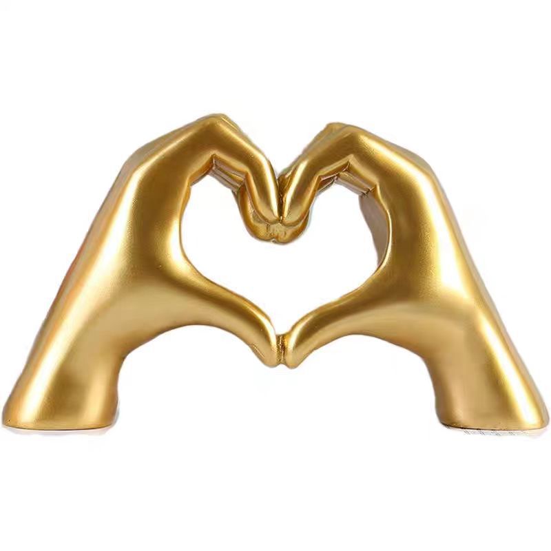 Graffiti Love Gestures Ornaments Resin Crafts