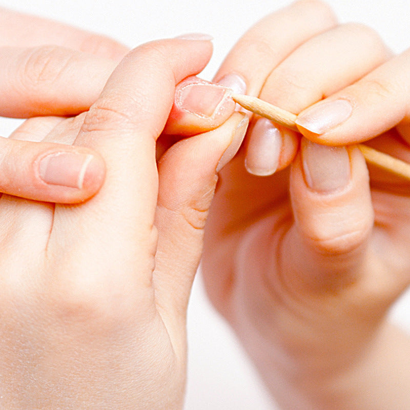 Double-headed Non-piercing Cleaning Wooden Stick Manicure Implement