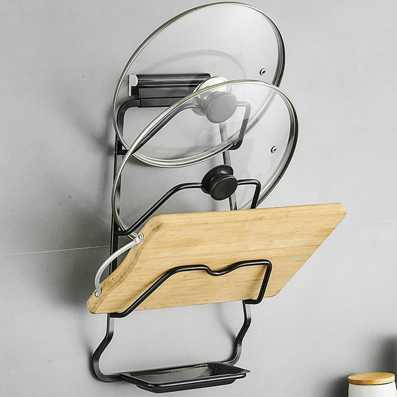 Pot Lid Rack Wall-mounted Alumimum