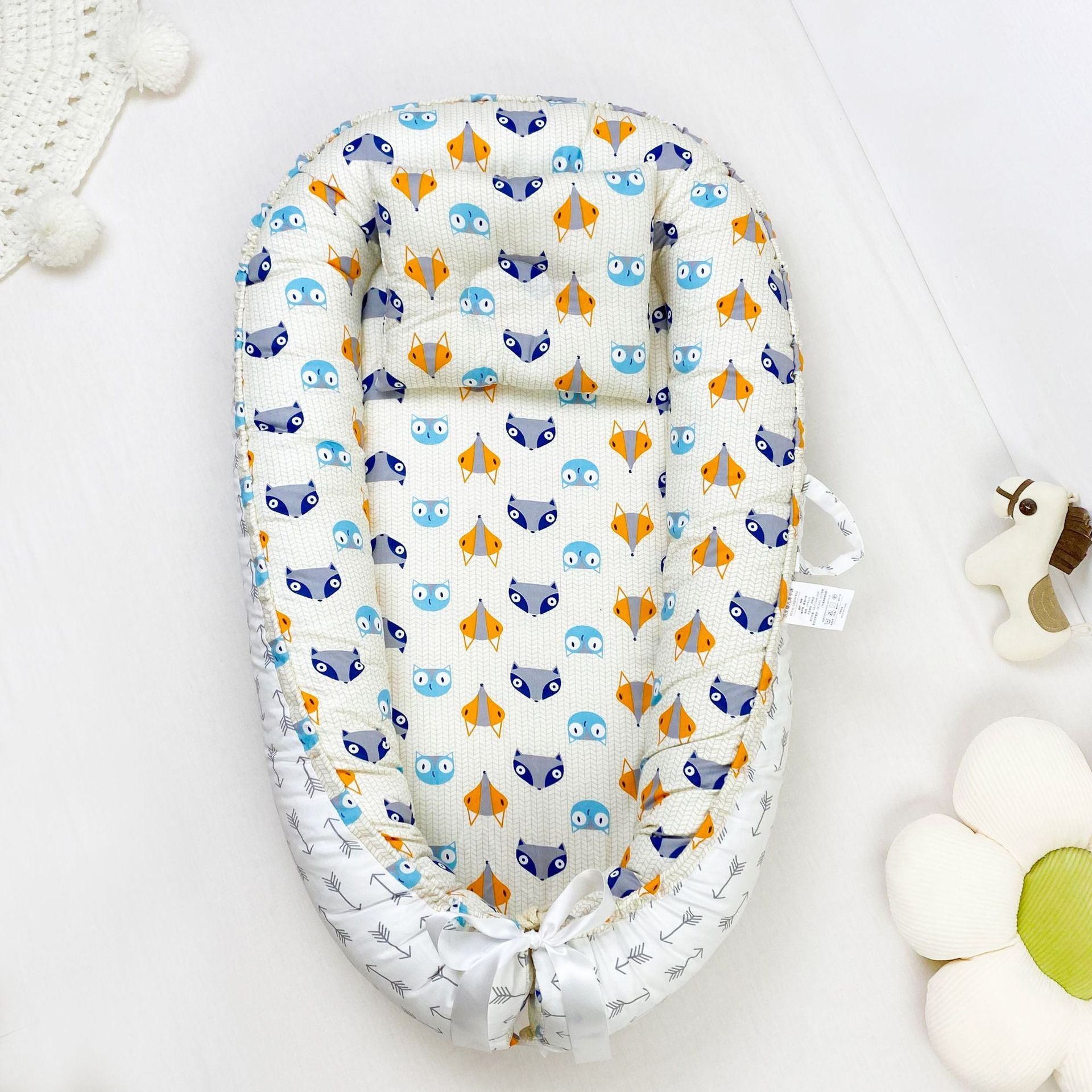 Pure Cotton Baby Nest Bed Portable Newborn Baby Bed In Bed Bb