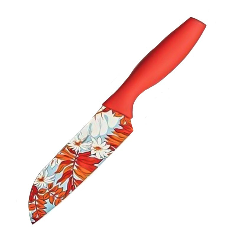 Household Fruit Knife Metal Food Supplement Knife Suit