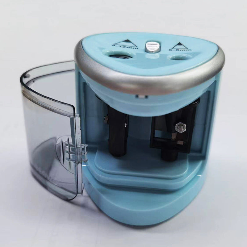 Semi-Automatic Thickness Double Hole Electric Pencil Sharpener