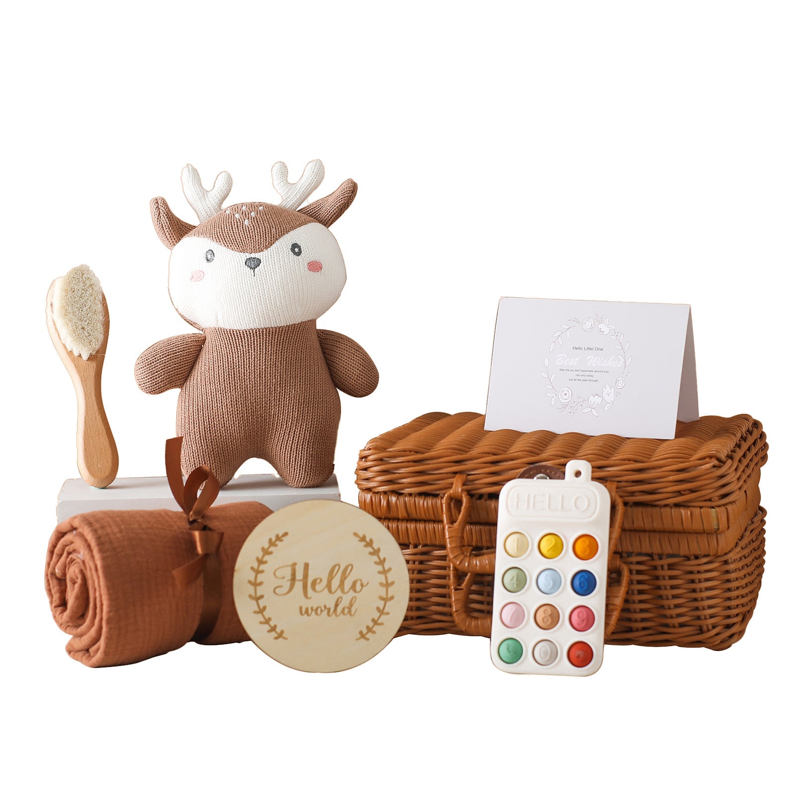 Baby Full-year Photo Commemorative Bath Doll Set